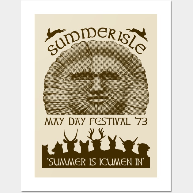 Summerisle May Day Festival 1973 Wall Art by Paulychilds